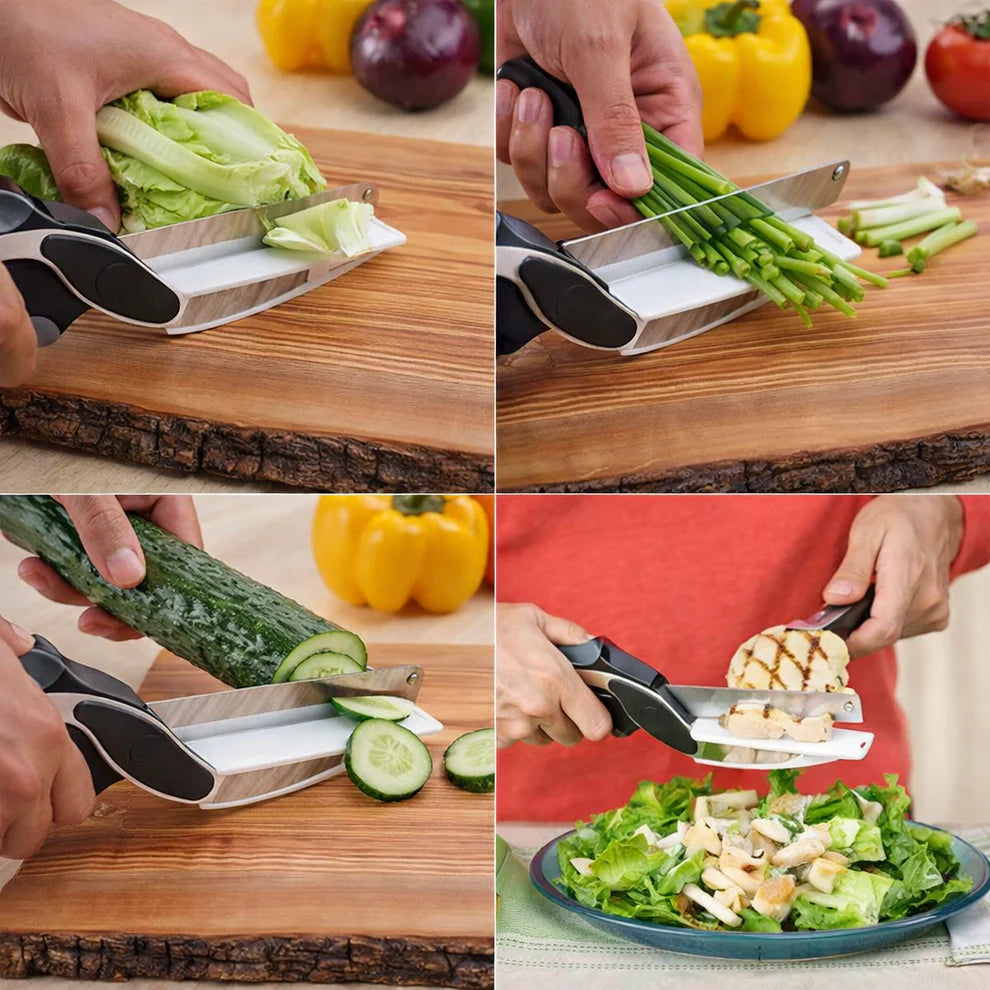 2-in-1 Smart Chopper & Knife