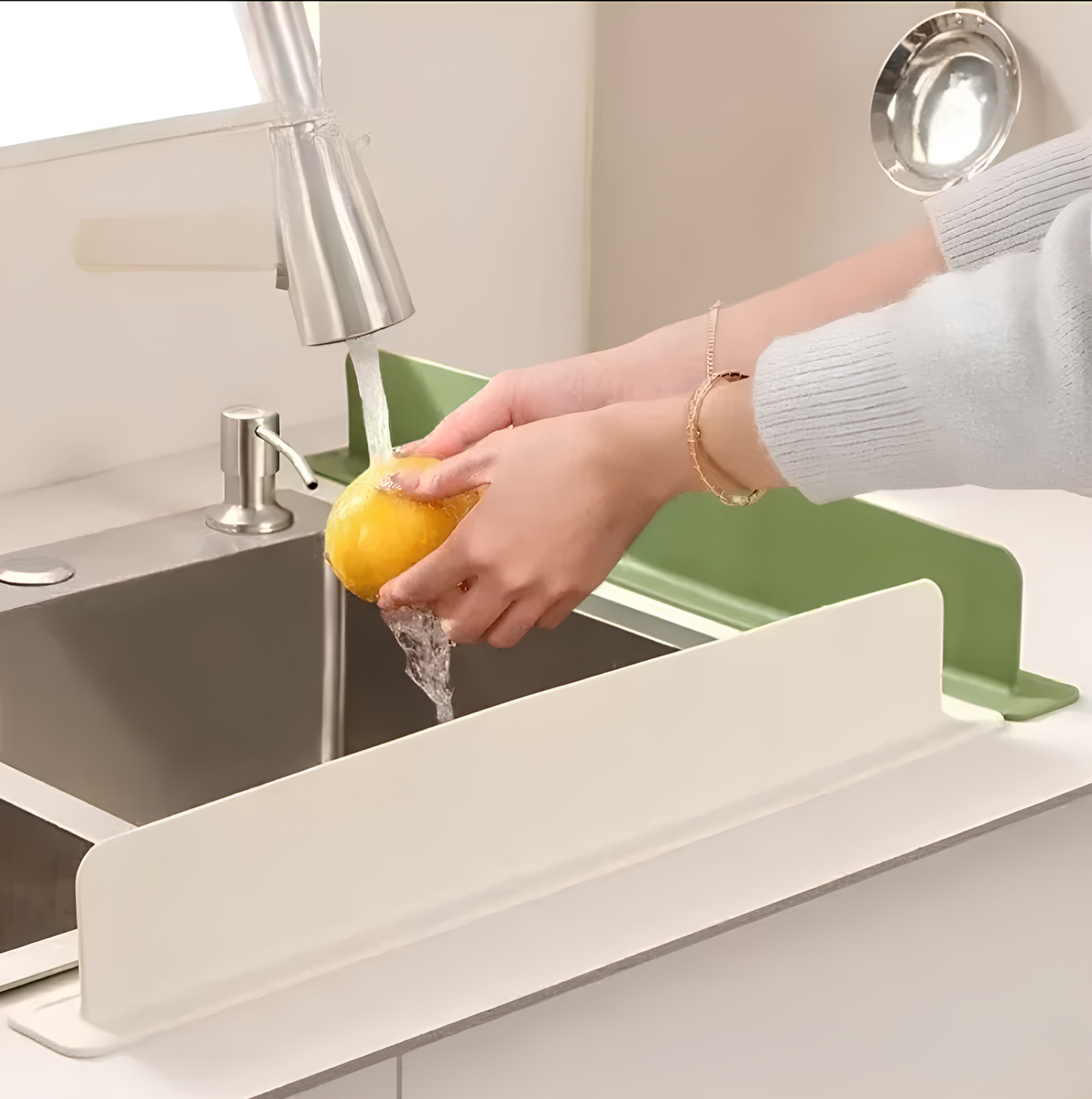 AquaShield™ Kitchen Sink Splash Guard