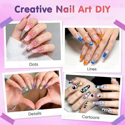 Nail Art Pens Set 12 Colors