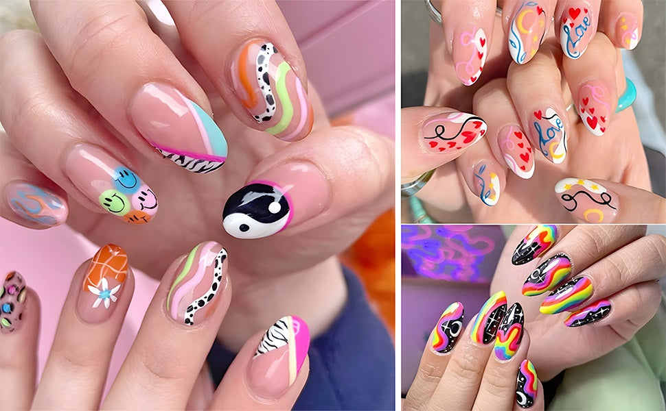 Nail Art Pens Set 12 Colors